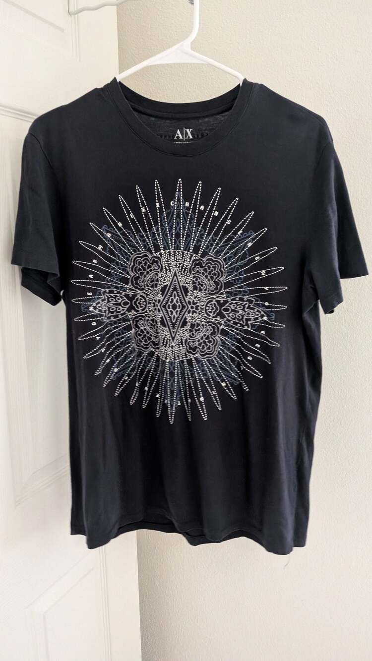 Armani Exchange Graphic T-Shirt Black